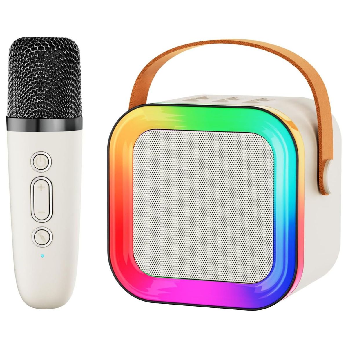 GENERICO - Mini Parlante Karaoke para niños Bluetooth con Microfono 2025