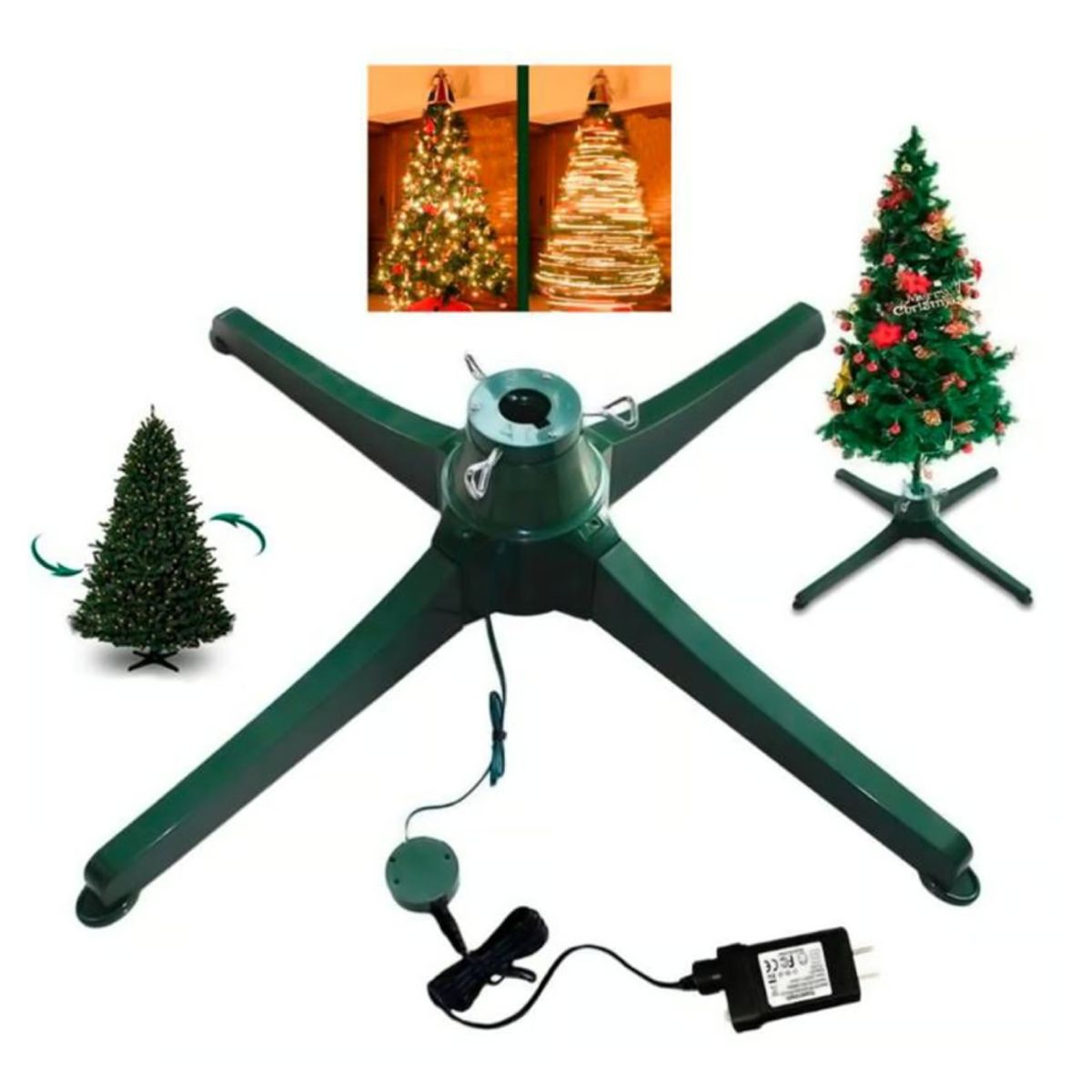 GENERICO - Soporte Base Giratorio Árbol De Navidad