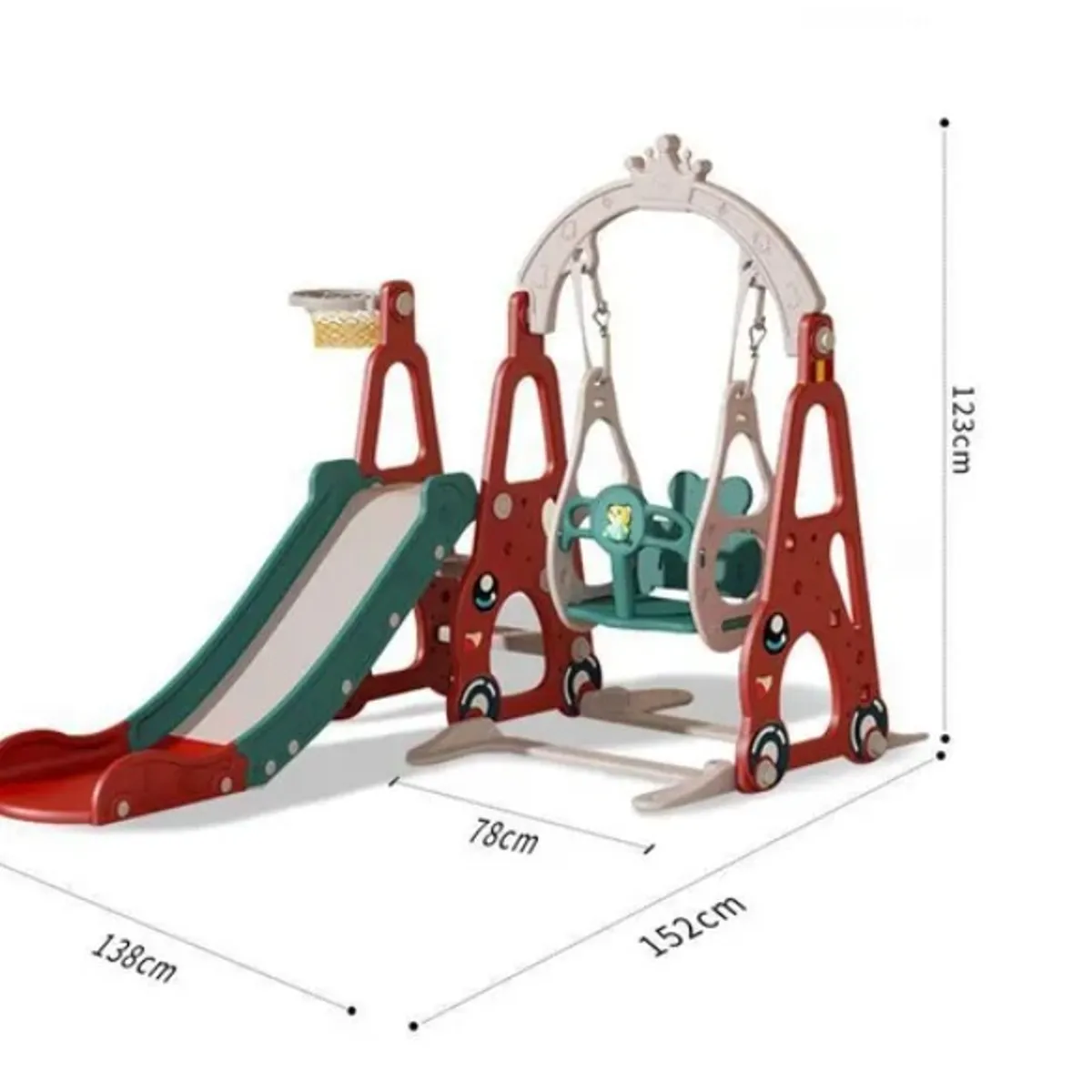 GENERICO - Centro De Juegos Tobogán Columpio Niños Multifuncional Recreativo