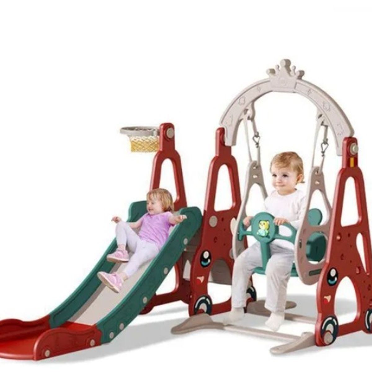 GENERICO - Centro De Juegos Tobogán Columpio Niños Multifuncional Recreativo