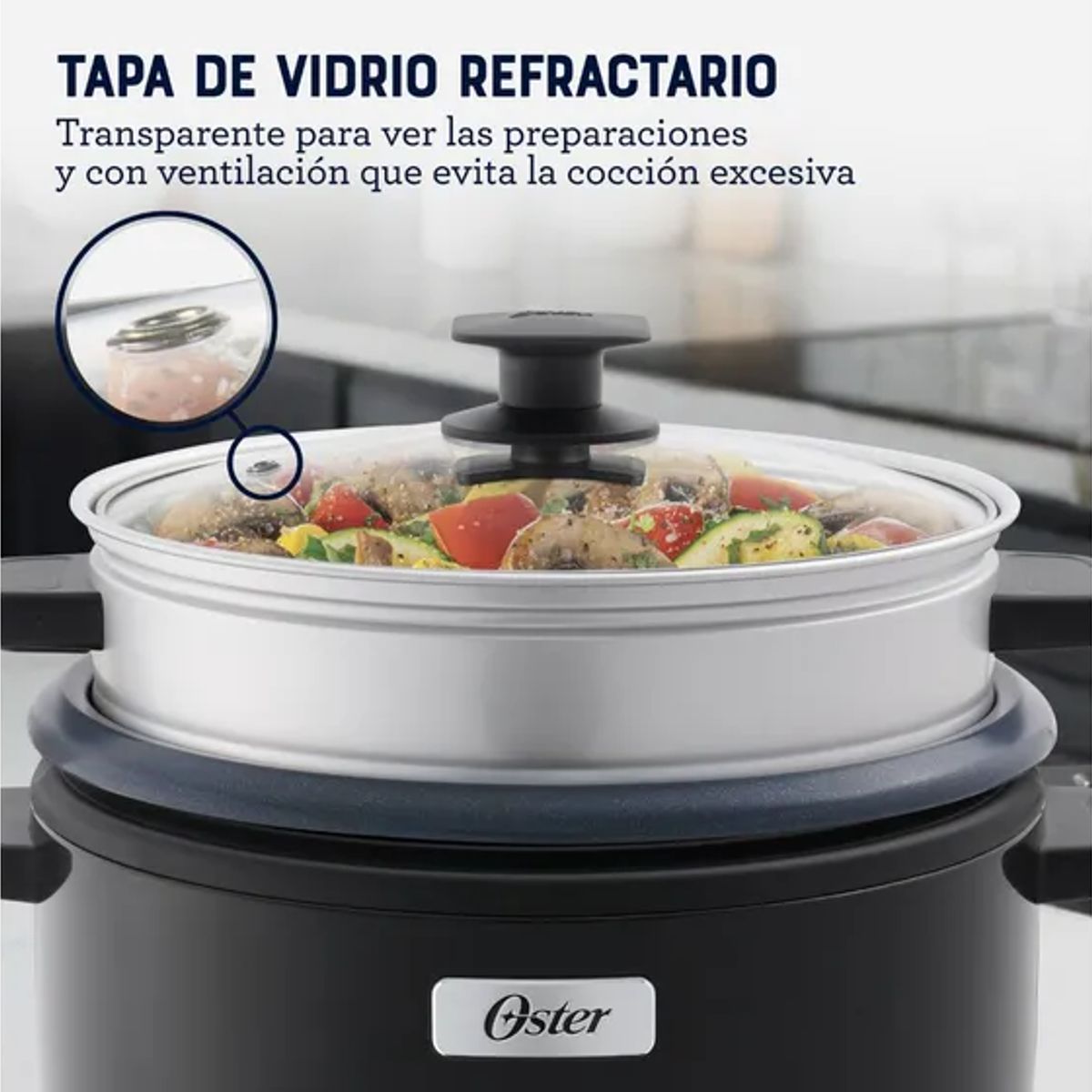OSTER - Olla arrocera Oster 3 en 1 2.2L – CKSTRC12DFBLK-053