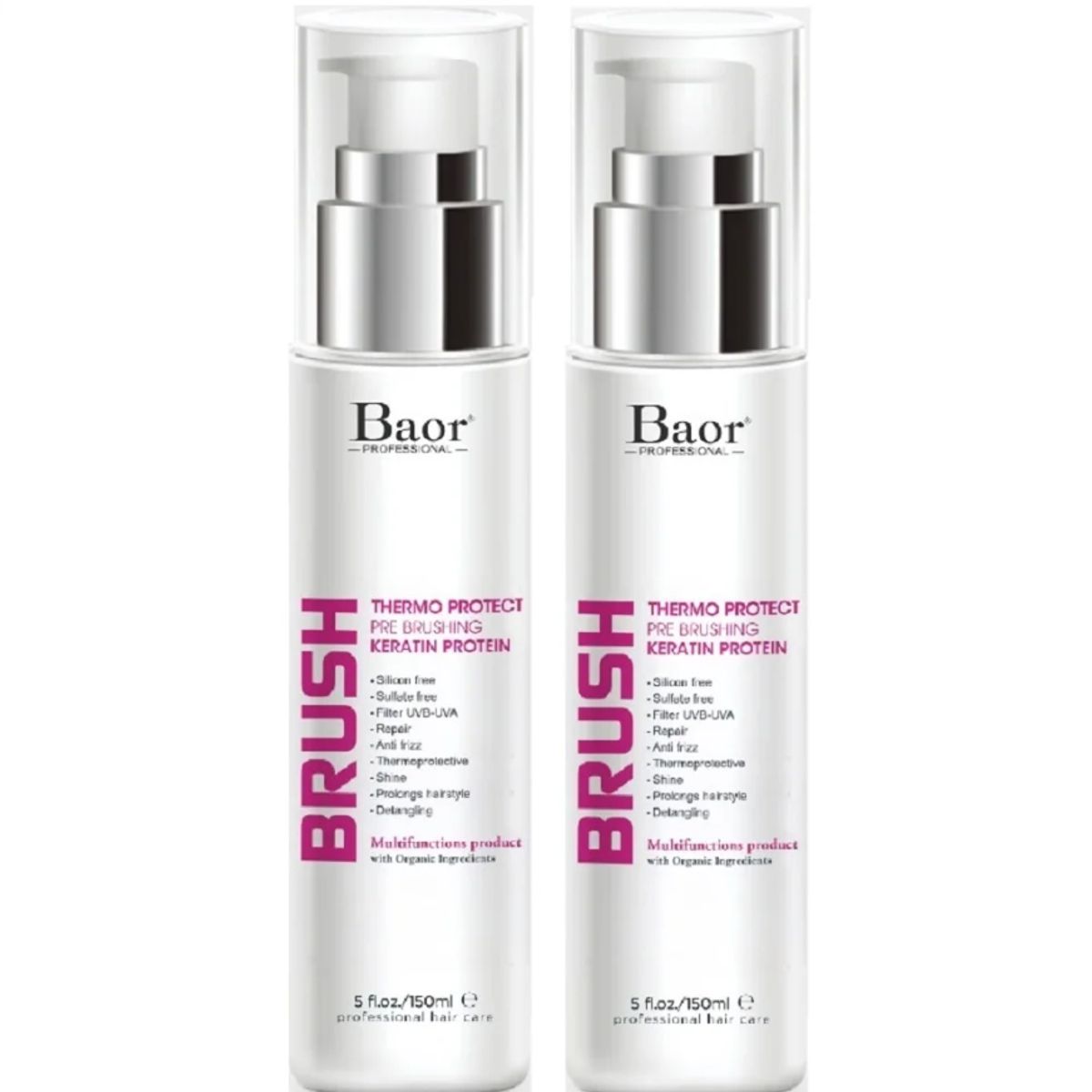 BAOR PROFESSIONAL - BAOR BRUSH Termo Protector 150 ml – Pack x 2 unid.