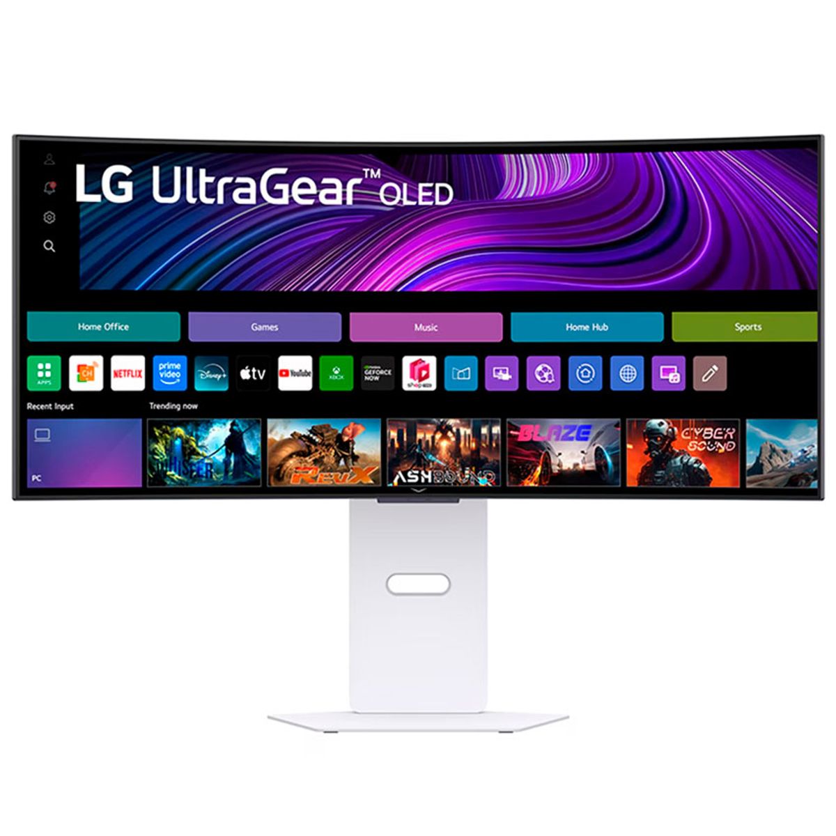 LG - Monitor LG UltraGear 34GX90SA-W 34 OLED Curvo 800R UWQHD 3440x1440 Blanco 240Hz