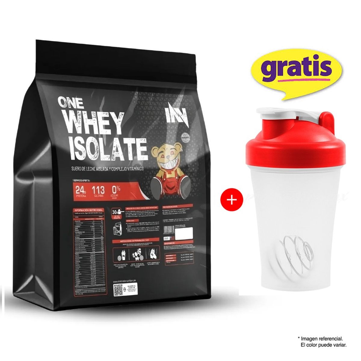 INN INNOVATE NUTRITION - ONE WHEY ISOLATE DE 3KG INNOVATE NUTRITION CHOCOLATE + SHAKER