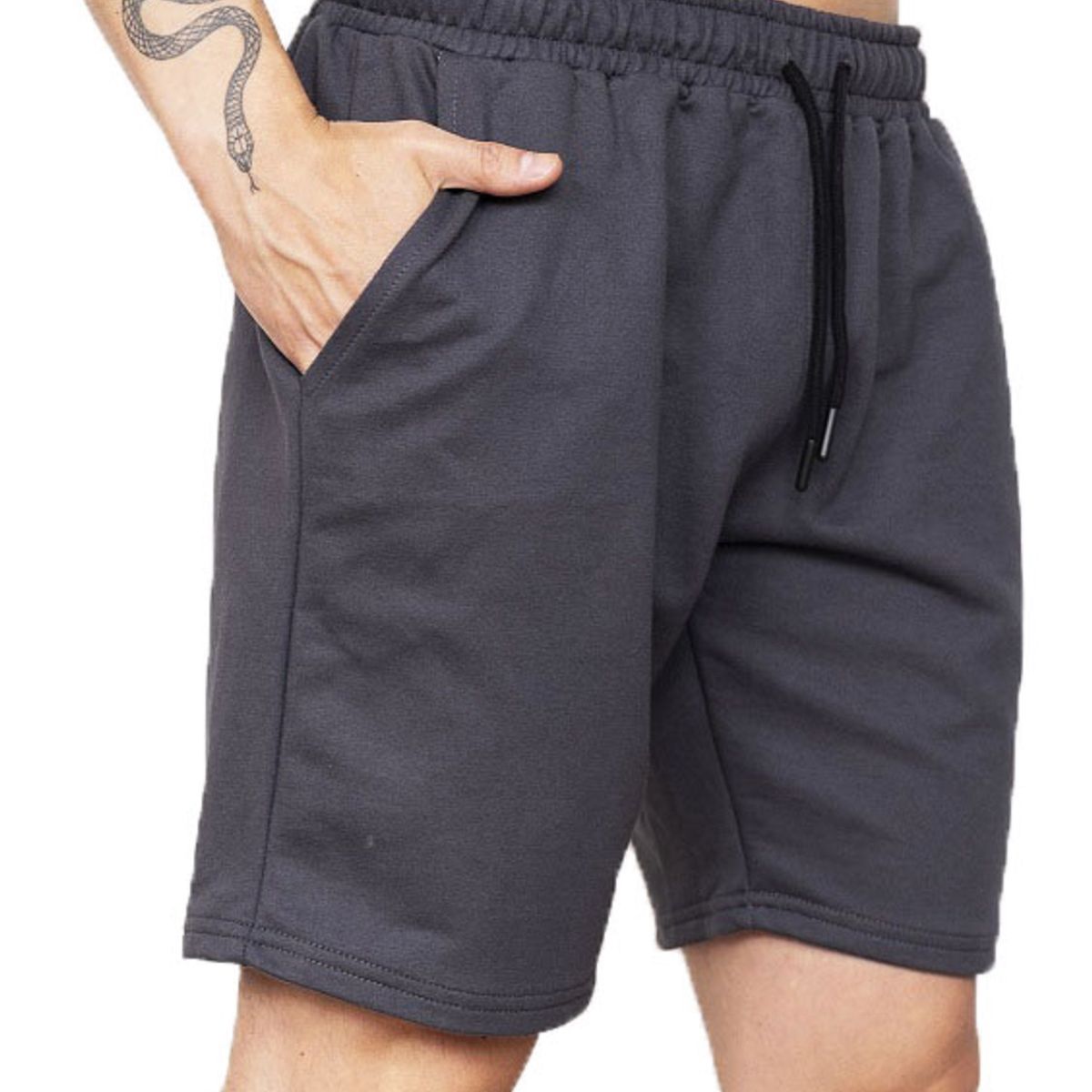 NEW YORK STARS - SHORT-NEW ZH - GRIS OSCURO
