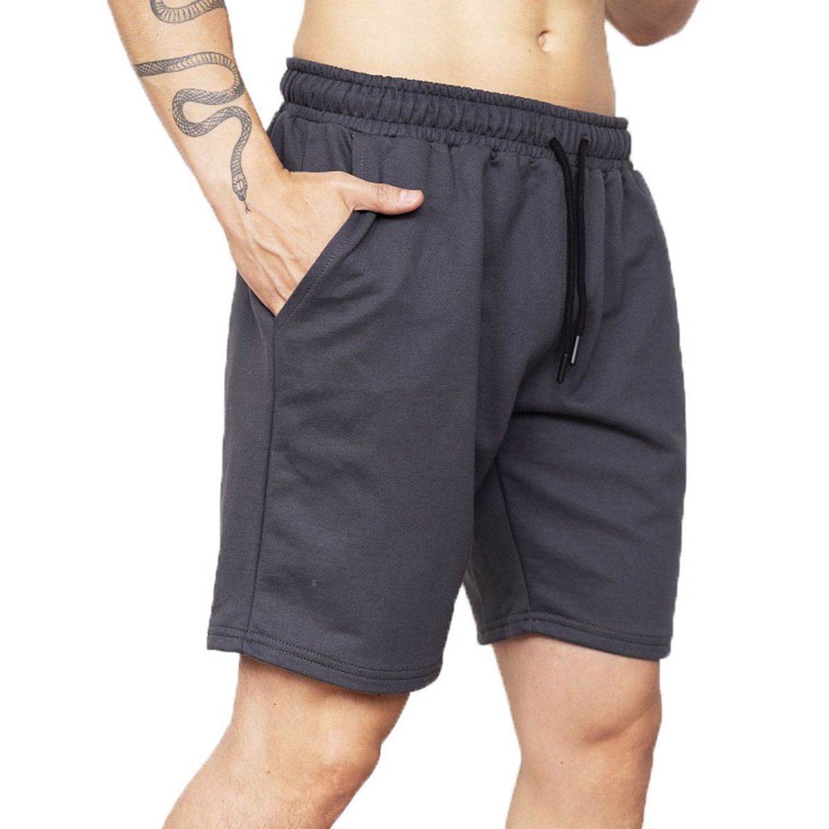 NEW YORK STARS - SHORT-NEW ZH - GRIS OSCURO