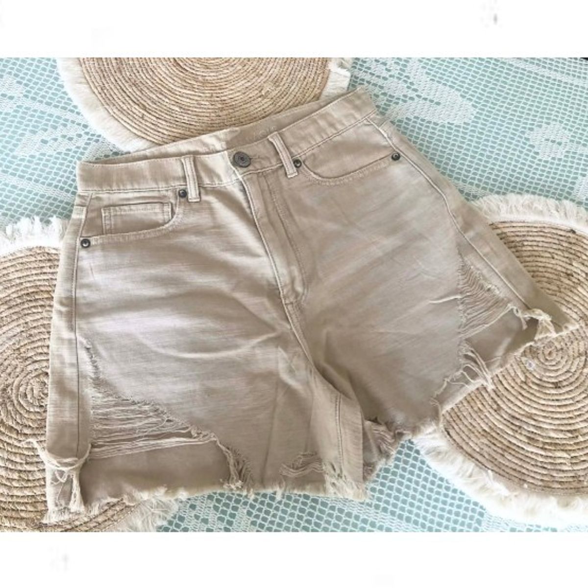 AE - Pantalones Shorts AE - Beige T 28 - OPEN BOX