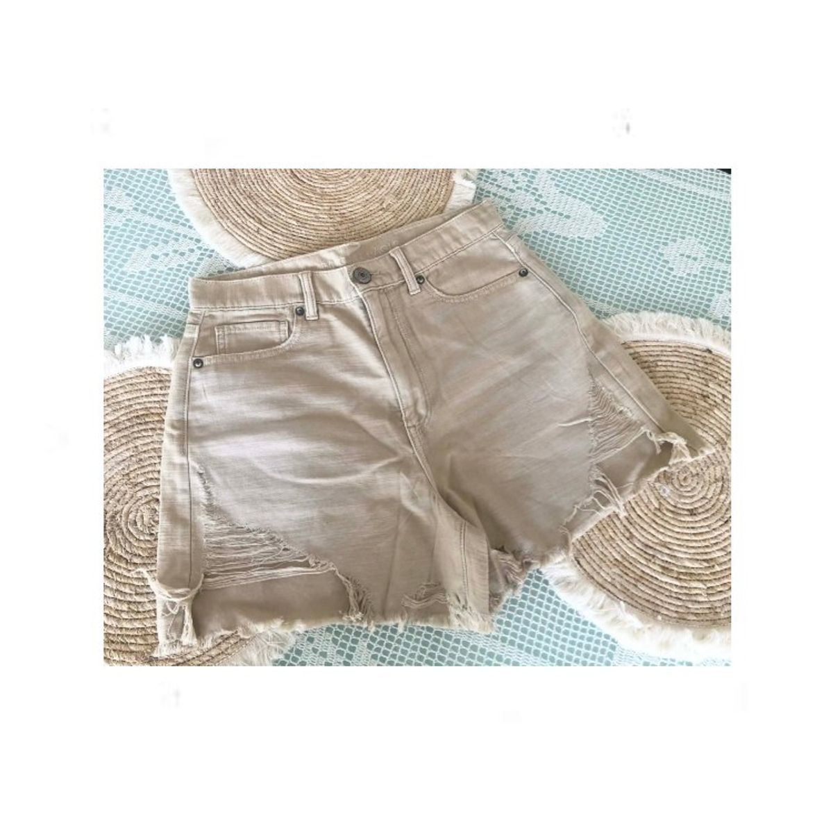 AE - Pantalones Shorts AE - Beige T 28 - OPEN BOX