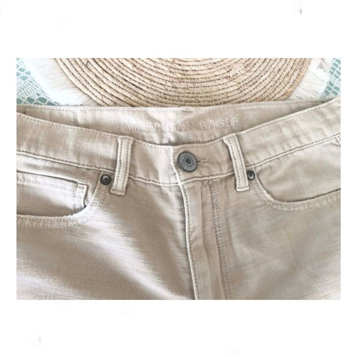 AE - Pantalones Shorts AE - Beige T 28 - OPEN BOX