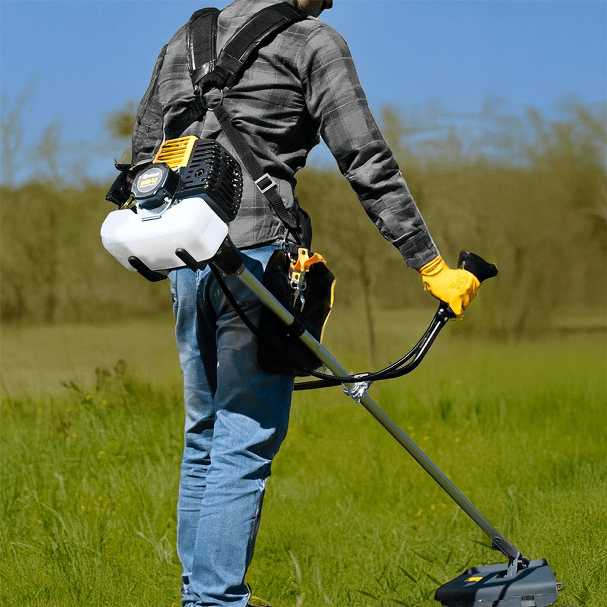 GENERICO - Desmalezadora a combustión  1.2HP  0.9kV 33CC DNW33 NIWA