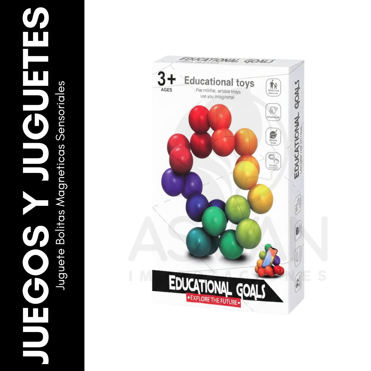 GENERICO - Juguete Bolitas Magneticas Sensoriales