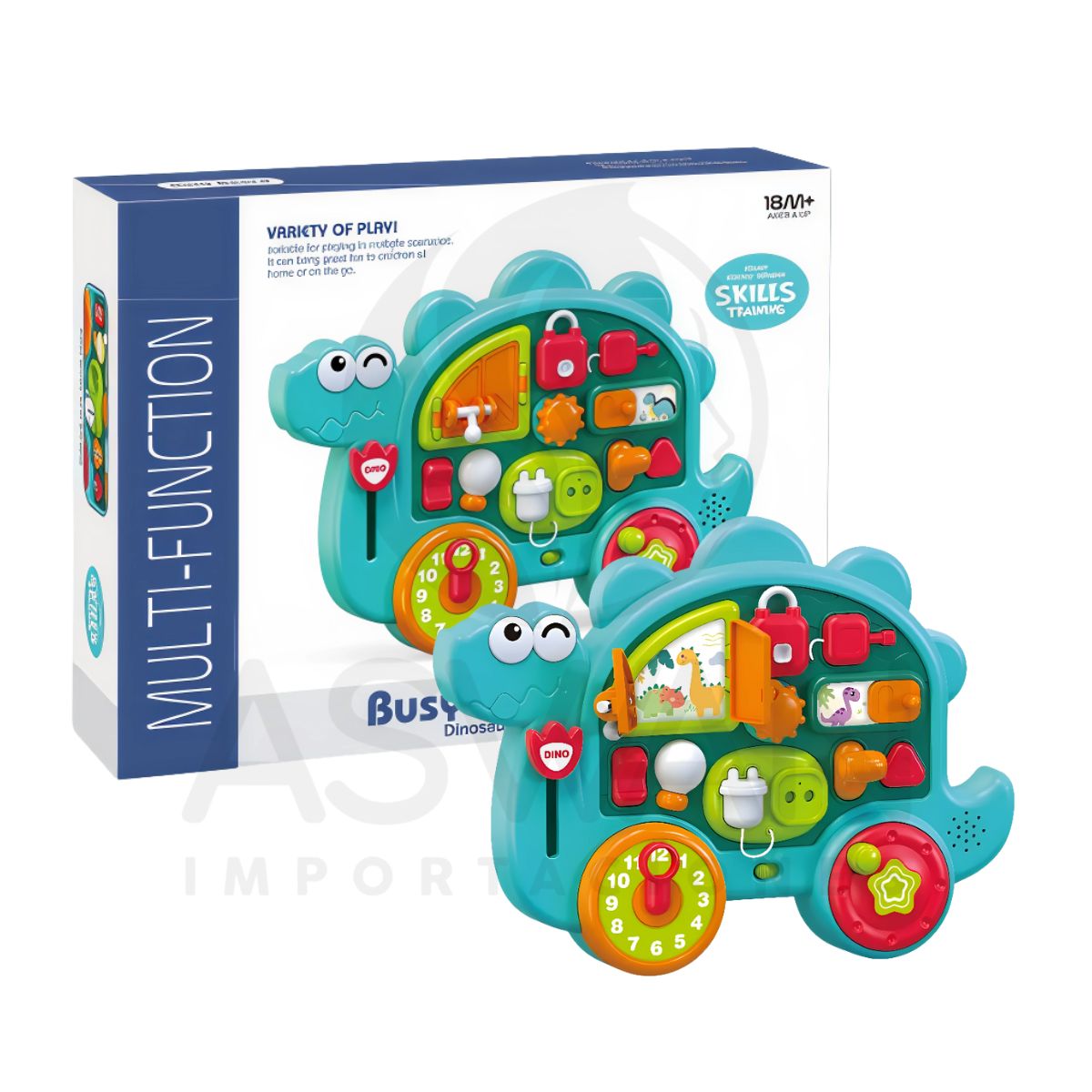 GENERICO - Juguete Dino Car Didáctica Multifuncional