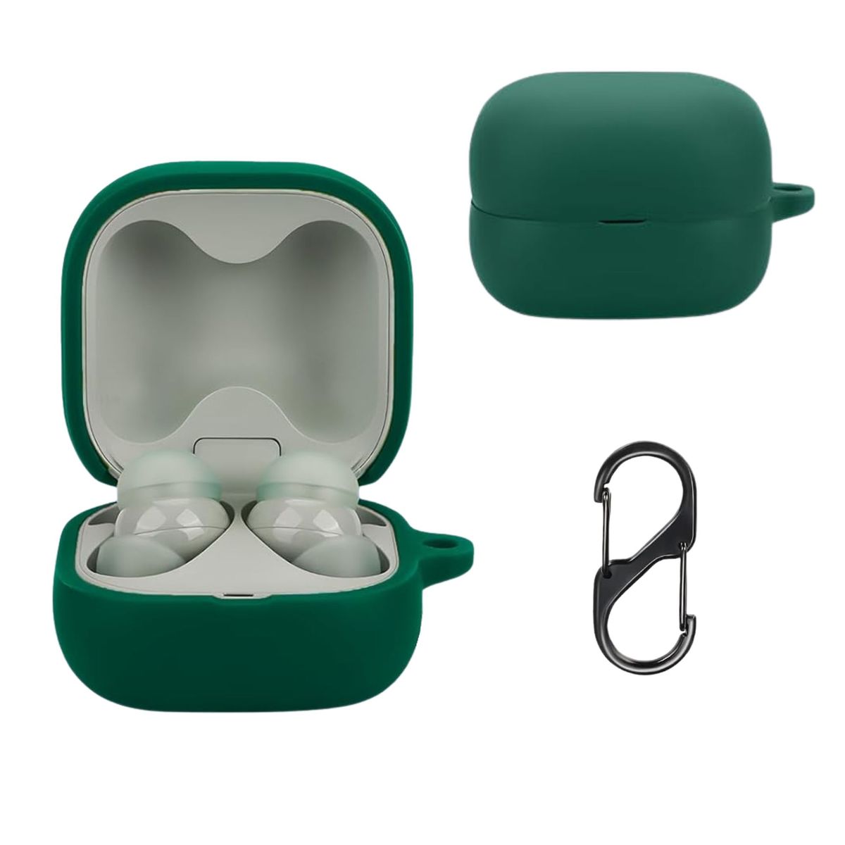 GENERICO - Funda Case De Silicona Para Audífonos Sony Linkbuds WF-LS910N VERDE