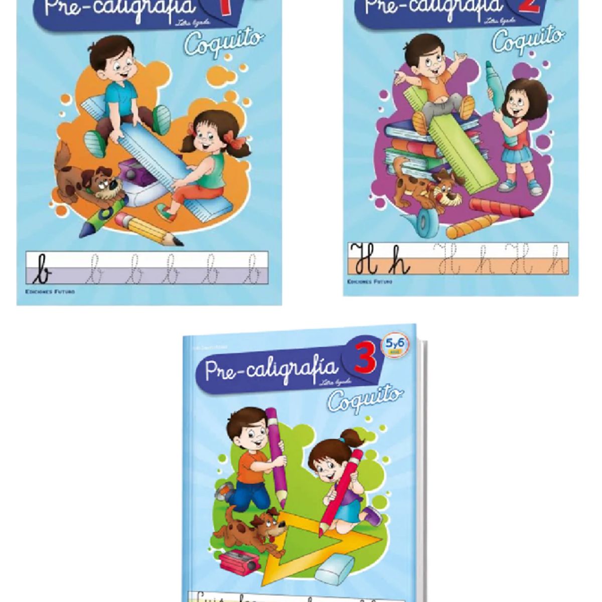EDICIONES COQUITO - Pack x 2 Libros Coquito Pre CALIGRAFIA