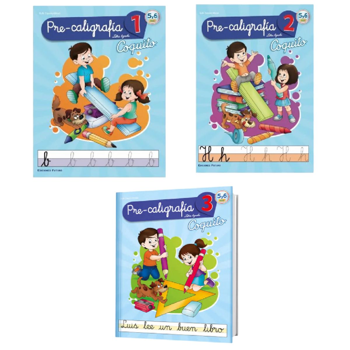 EDICIONES COQUITO - Pack x 2 Libros Coquito Pre CALIGRAFIA
