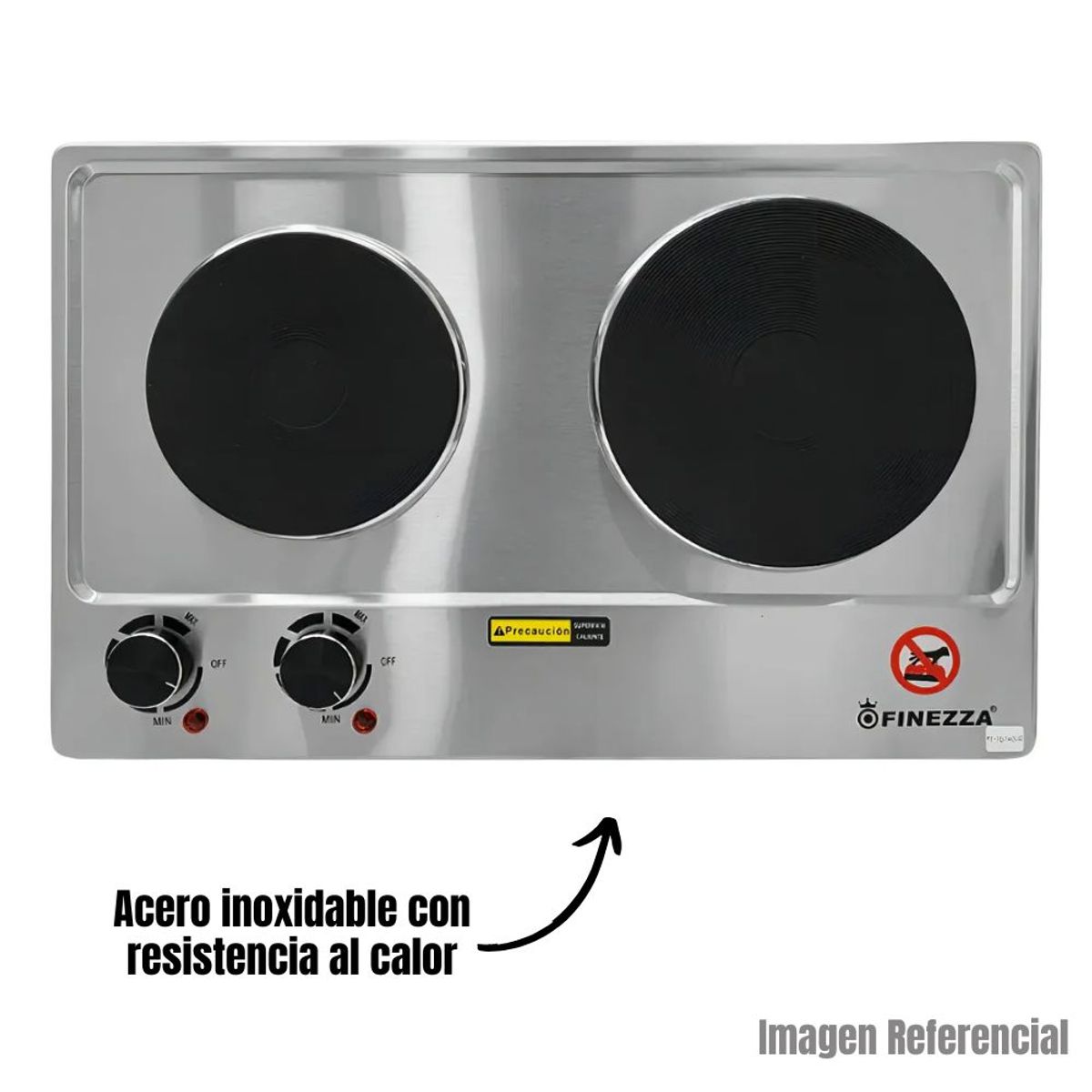 FINEZZA - Cocina Eléctrica Finezza de 2 Hornillas FZ-320H2CE