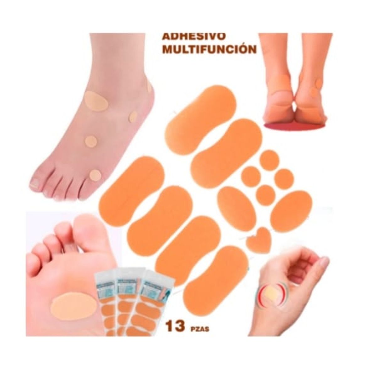 GENERICO - Almohadilla Parche Adhesiva Para el Cuidado del Pie Pegatina