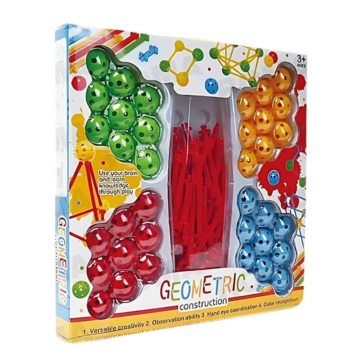GENERICO - JUEGO DE CONSTRUCCIÓN GEOMÉTRICA JUEGO DIDÁCTICO
