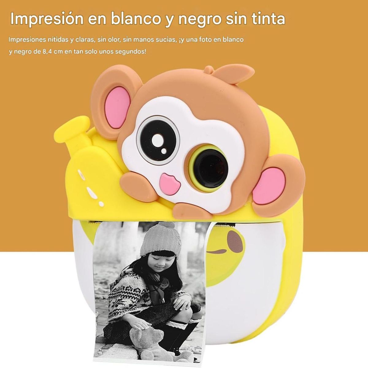 GENERICO - Mini Camara Digital Instantanea FHD para niños MONITO