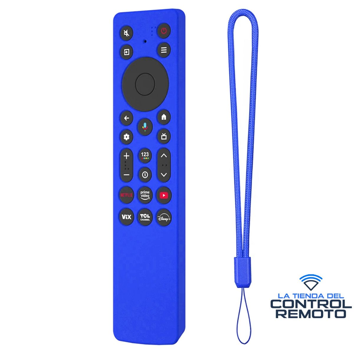 GENERICO - Funda Protector para Control TCL RC923 Modelo 2025 - Azul
