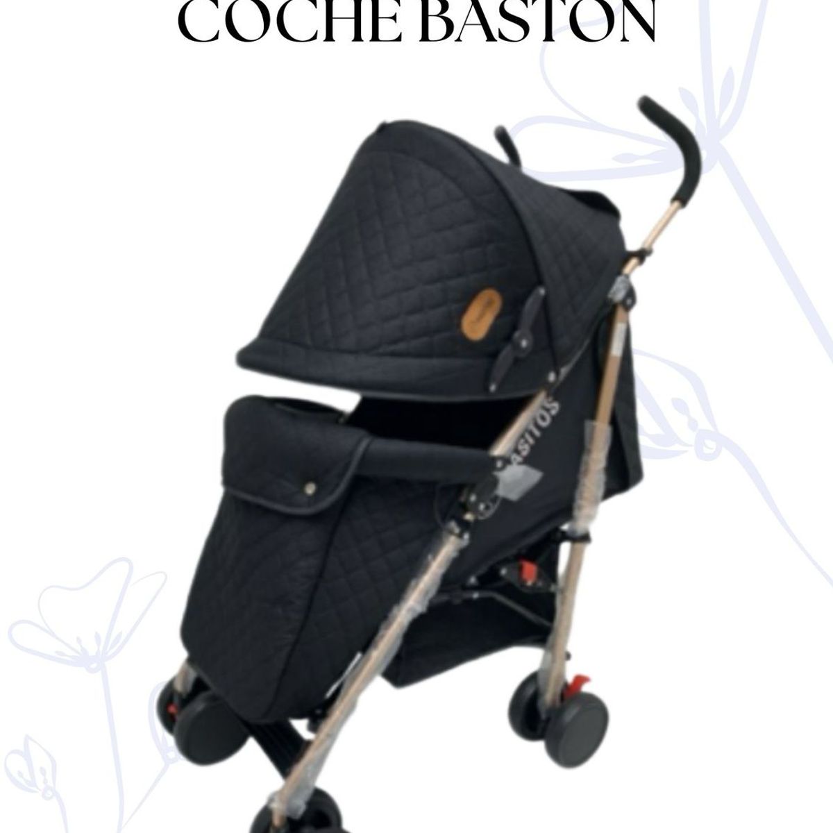 GENERICO - Coche baston de bebé - color negro