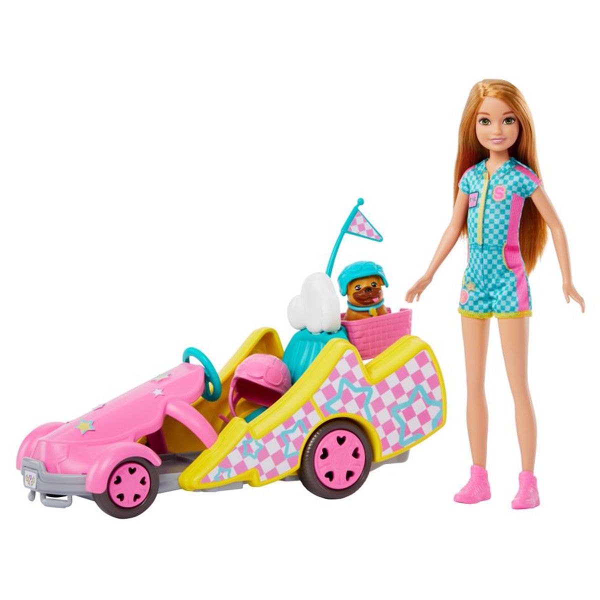 BARBIE - Muñeca Barbie Stacie Al Rescate Go-Kart