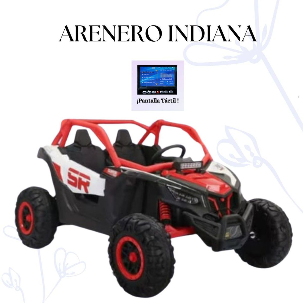 GENERICO - CARRO A BATERIA INDIANA - ROJO