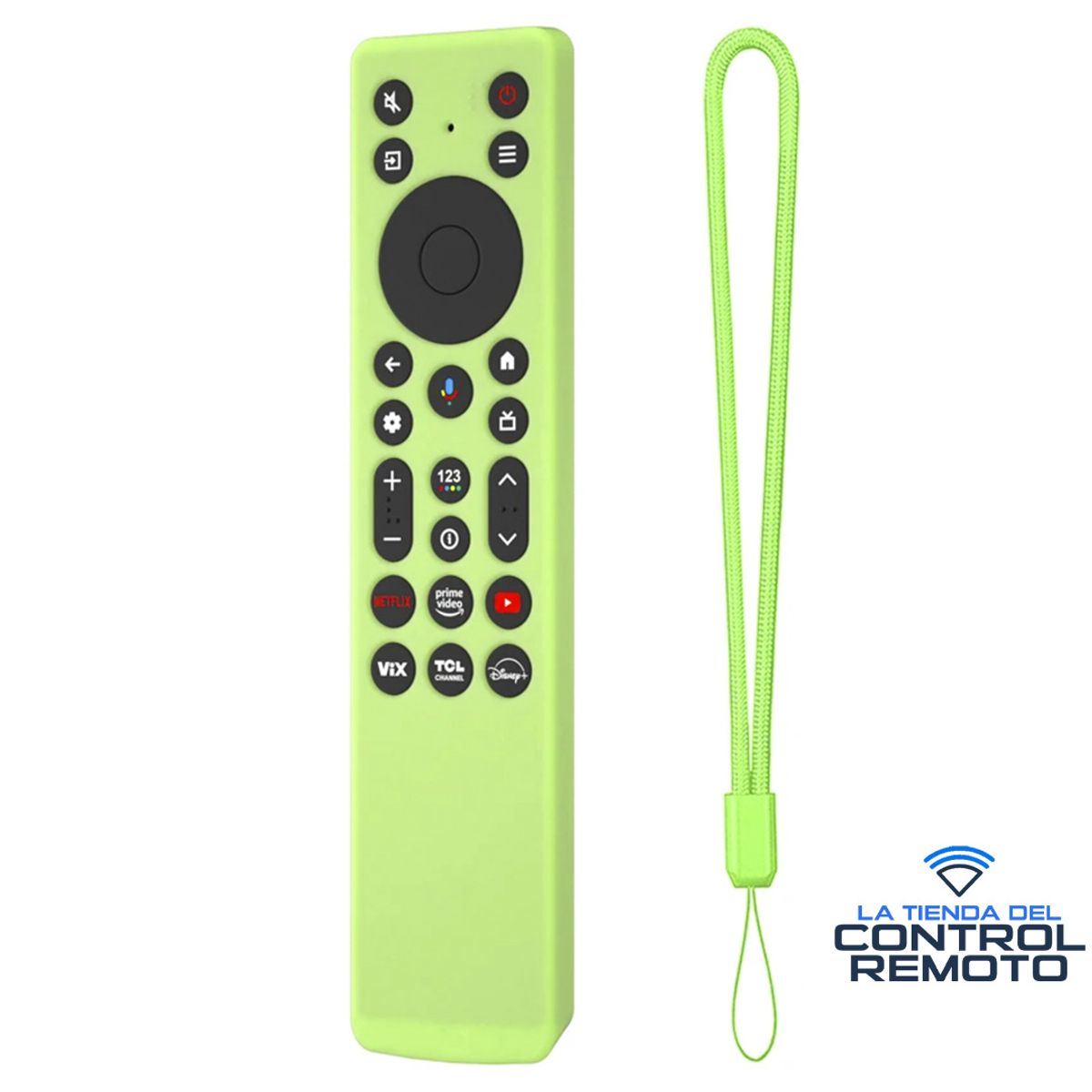 GENERICO - Funda Protector para Control TCL RC923 Modelo 2025 - Color Verde