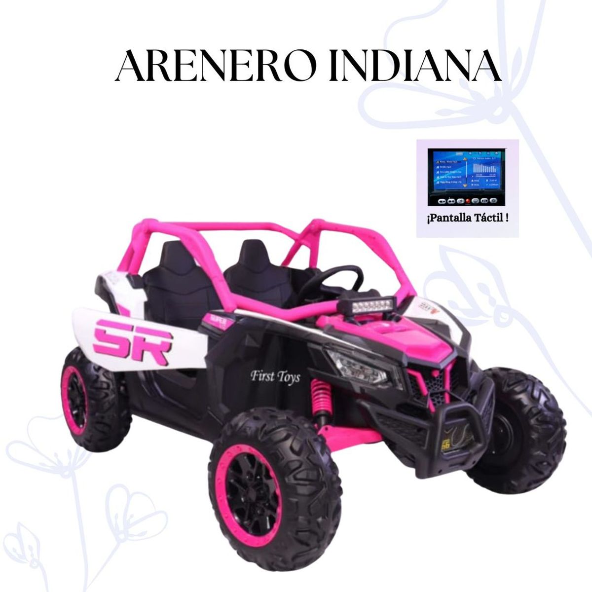 GENERICO - CARRO A BATERIA INDIANA - ROSADO