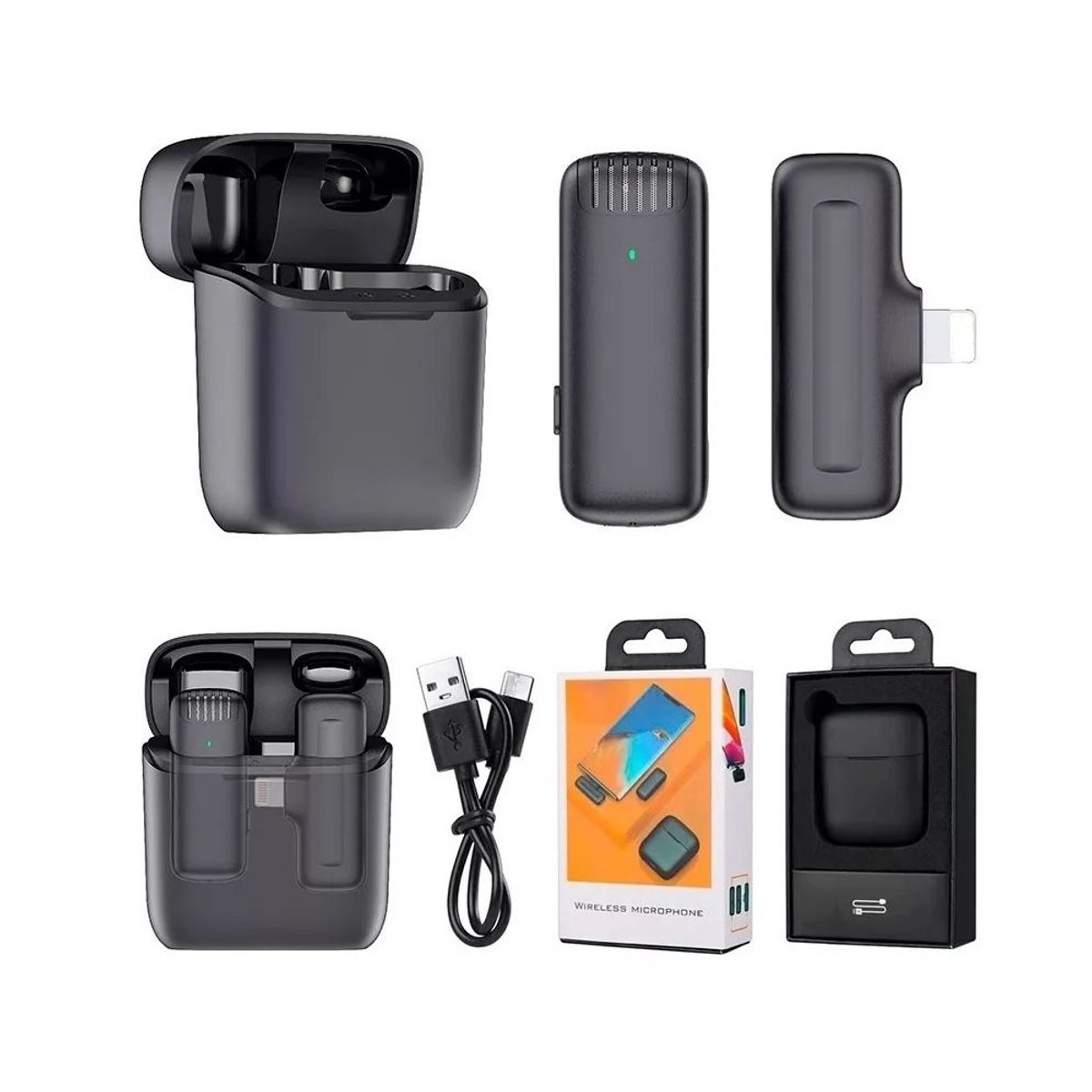 SEISA - Micrófono Inalámbrico Modelo J11 -Lightning Iphone