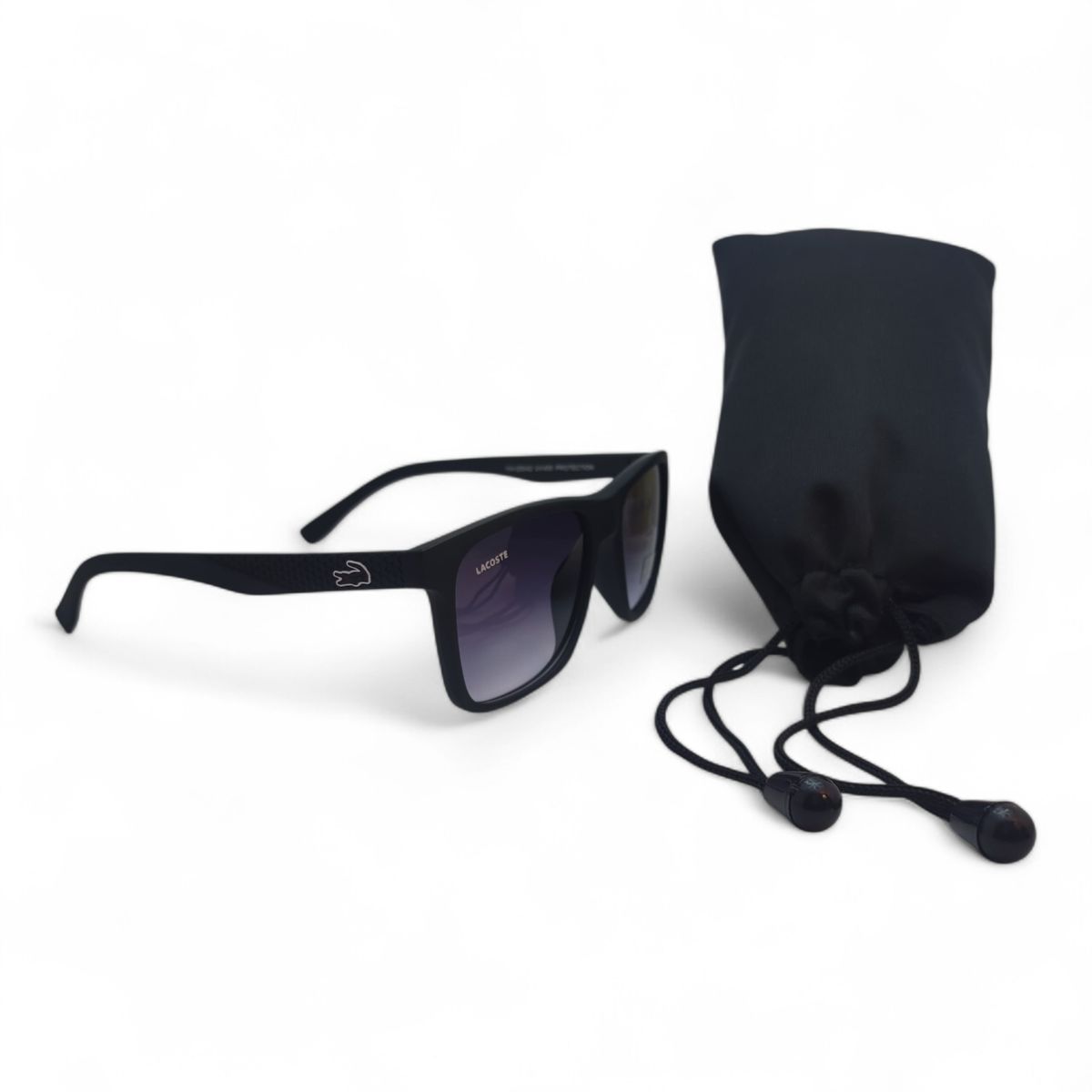 GENERICO - LENTES DE SOL PARA HOMBRE CON LUNAS OSCURAS MODA VERANO TENDENCIA  UV400 + FUNDA