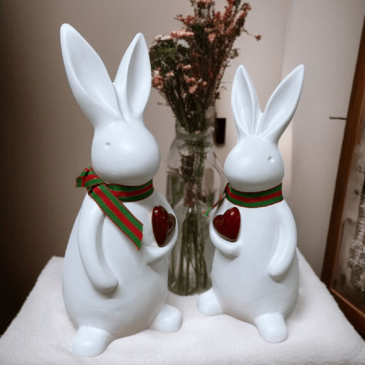 MAP DESIGN HOME - Set de Conejos Navidad con Lazo