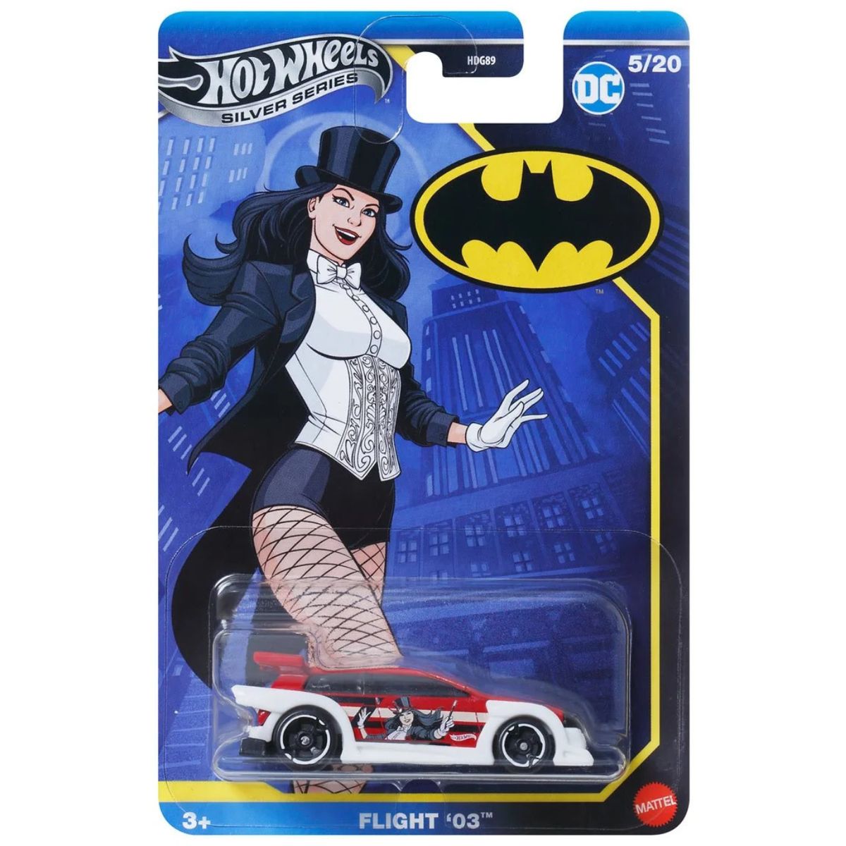 HOT WHEELS - Hot Wheels Batman Flight 03 - auto DC vehículo Silver Series 2025