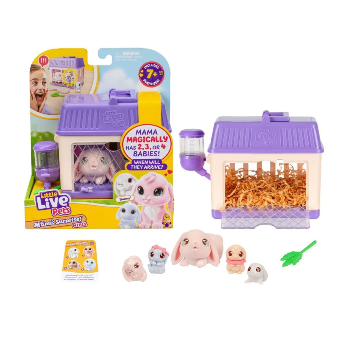 MOOSE TOYS - Set De Juego Little Live Pets - Mama Sorpresa Mini