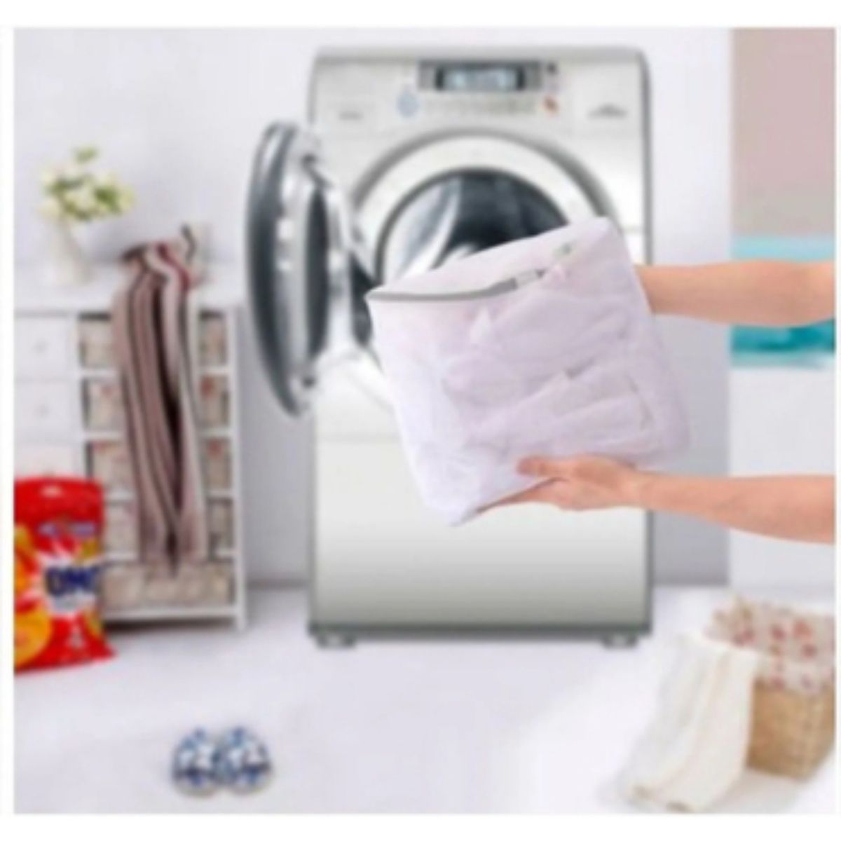 GENERICO - Pack 3 Bolsas de Malla para Lavadora 40x50