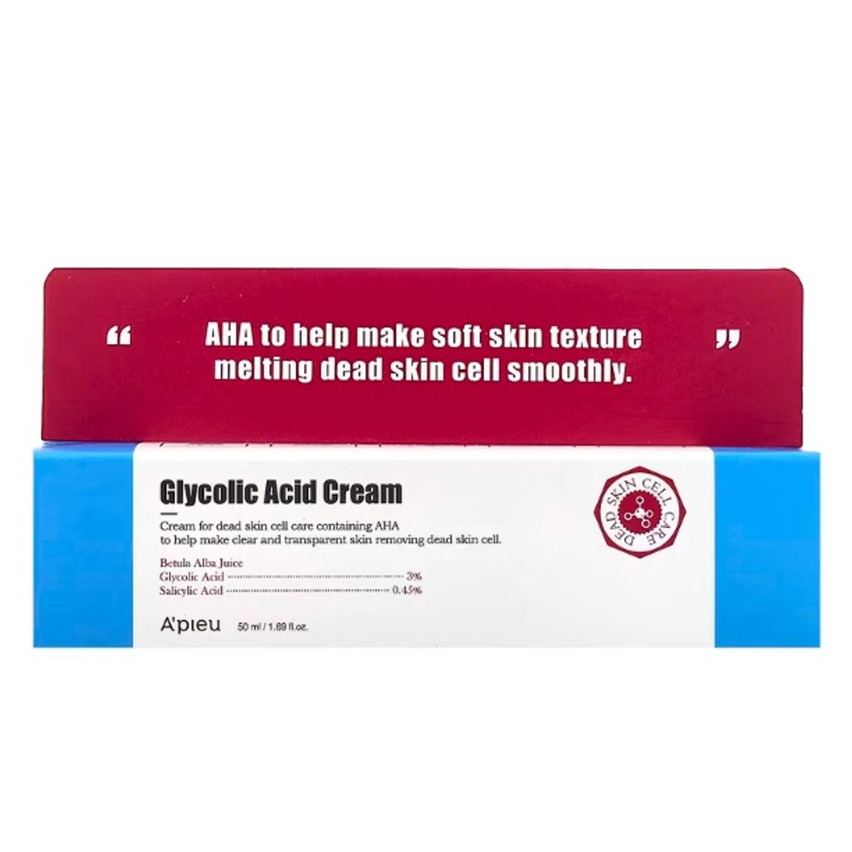 GENERICO - APIEU Corea Glycolic Acid Cream 50mL Crema Ácido Glicólico APIEU