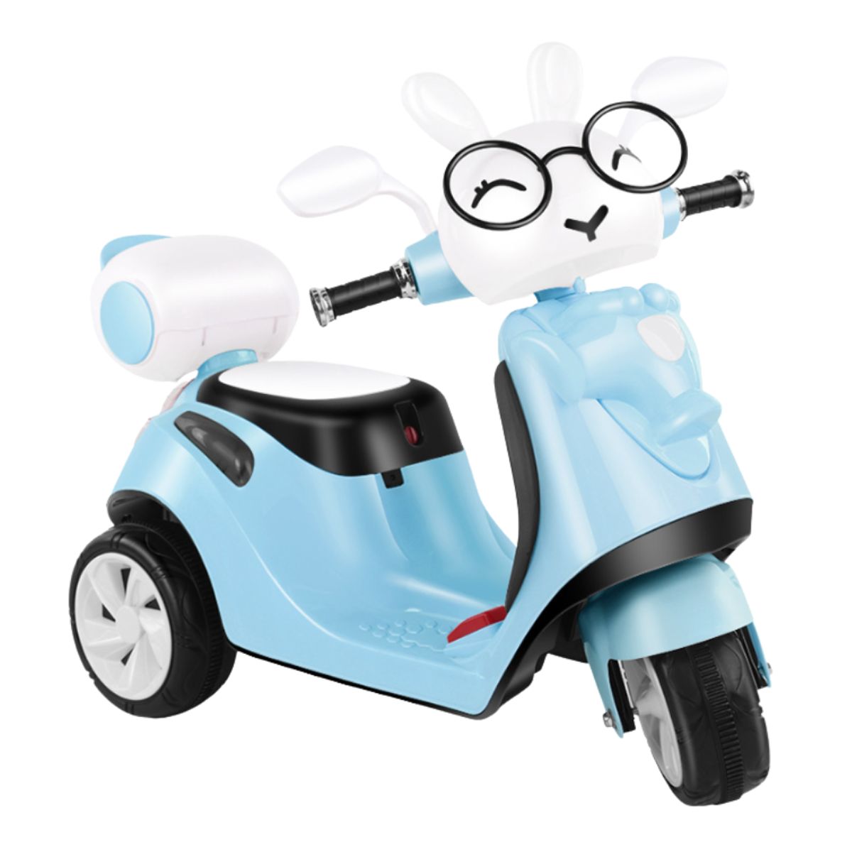 BABYKISS - MOTO PARA NIÑOS TRIMOTO CONEJO CELESTE