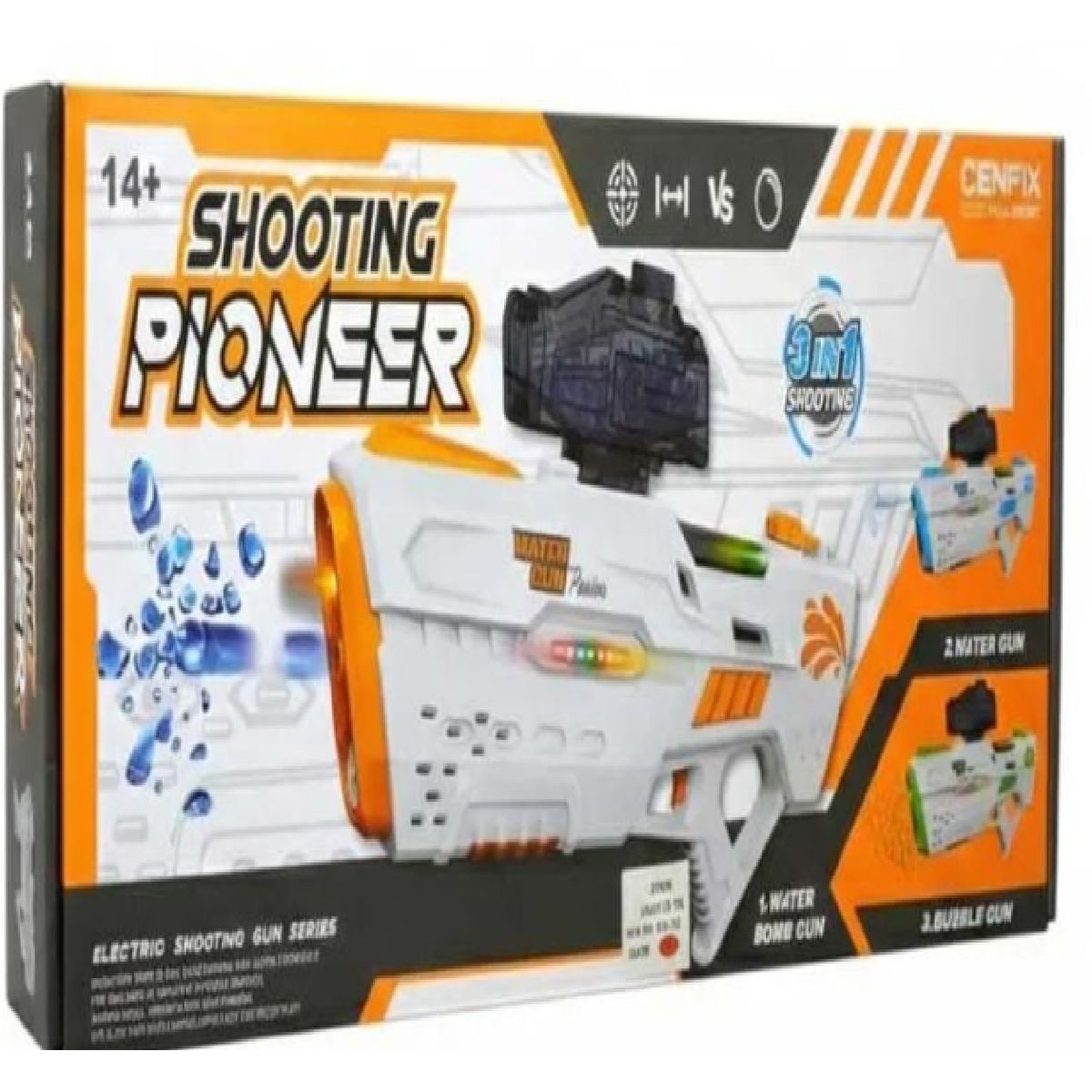 GENERICO - Pistola Infantil 3 en 1 – Diversión Inteligente