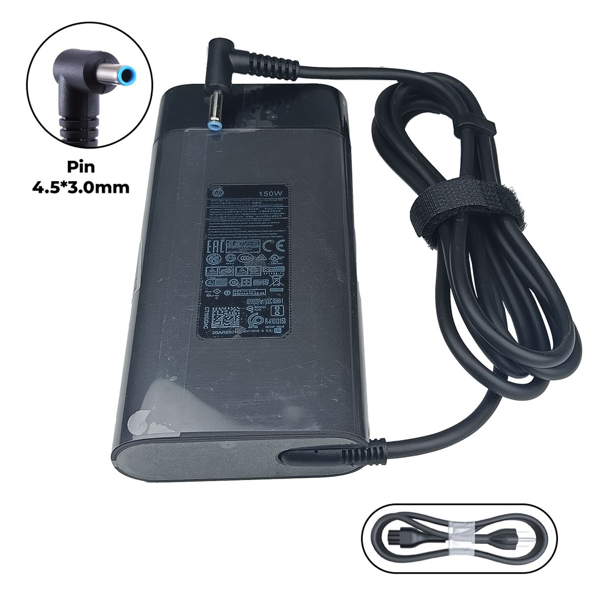 HP - Cargador Laptop Original 150W 19.5V 7.7A Punta Azul (4.0 mm x 3.0 mm).