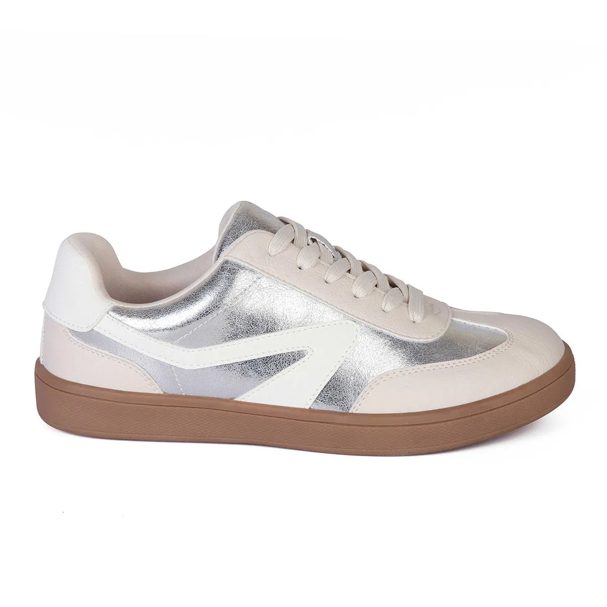 STHEF - ZAPATILLA MUJER STHEF CASUAL SILVER 7980