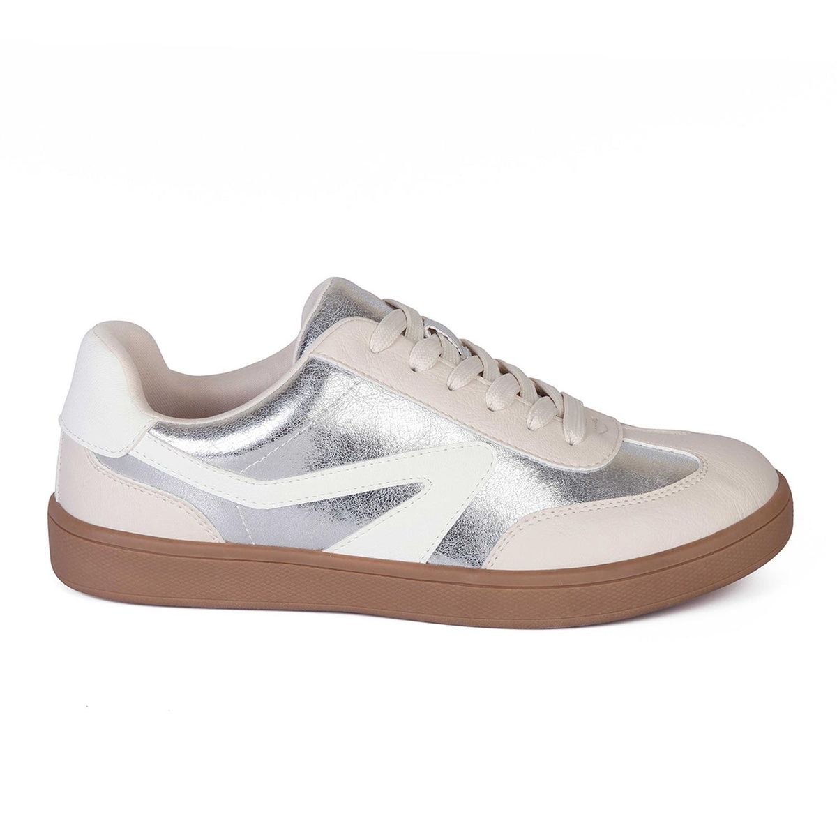STHEF - ZAPATILLA MUJER STHEF CASUAL SILVER 7980