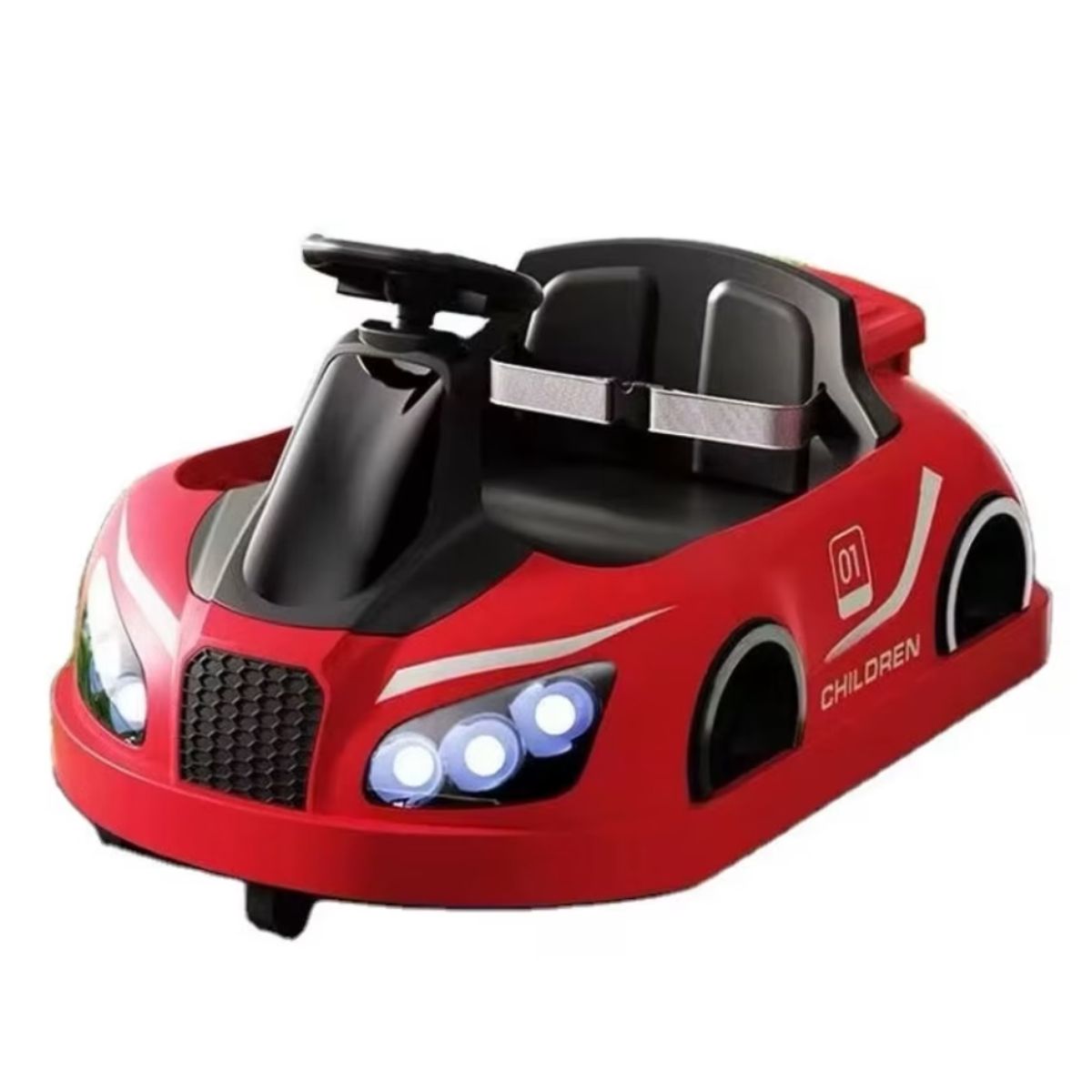 BABYKISS - CARRO CHOCON ELECTRICO BUMPERS COLOR ROJO