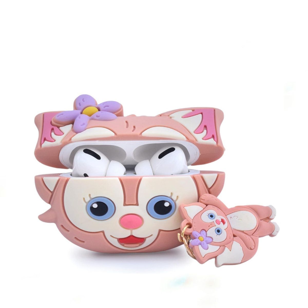 GENERICO - Funda Compatible Para Airpods 4ta Gen - GATITA