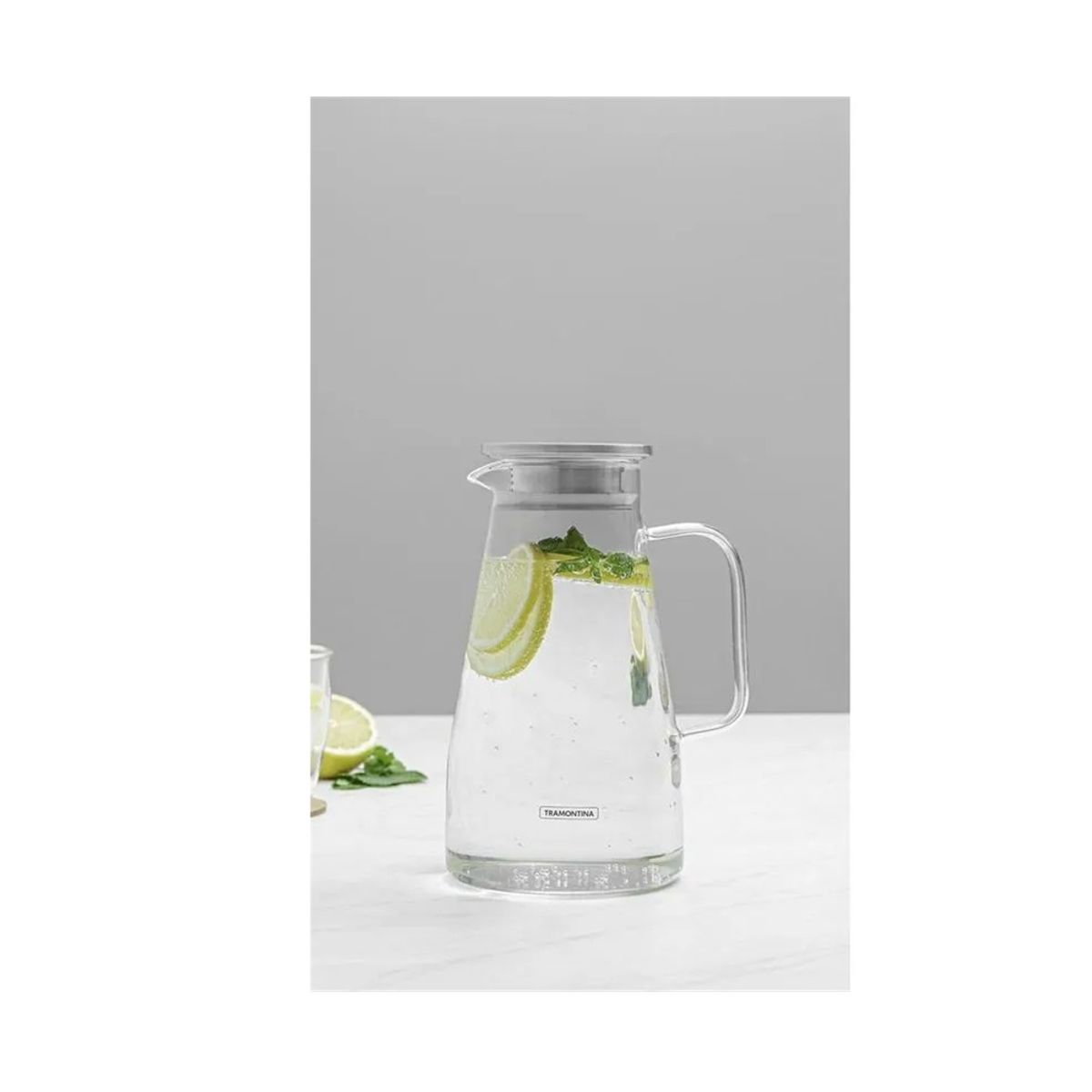 TRAMONTINA - JARRA DE VIDRIO BOROSILICATO TRAMONTINA CON TAPA 1.8 L