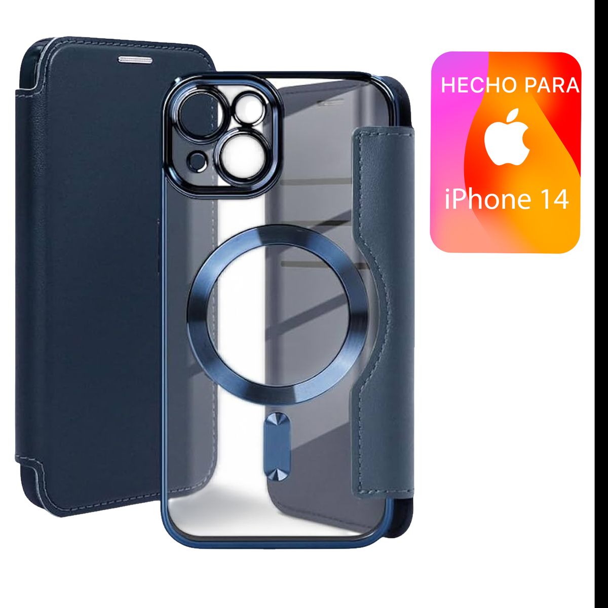 ASIA IMPORT - Case FlipCover Para iPhone 14 Para Celular