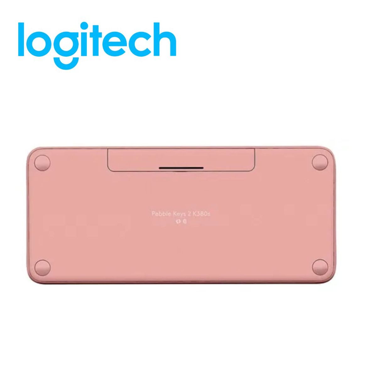 LOGITECH - Teclado Logitech Pebble Keys 2 K380S Bluetooth/Wireless SP Rose - 920-011785