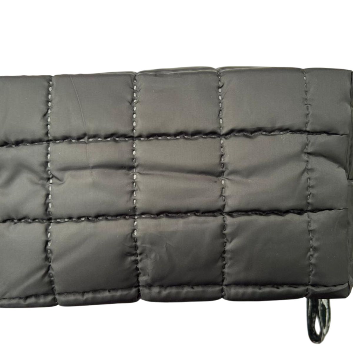 GENERICO - Cosmetiquera Fashion Puffer Amplia y Correa Brillante