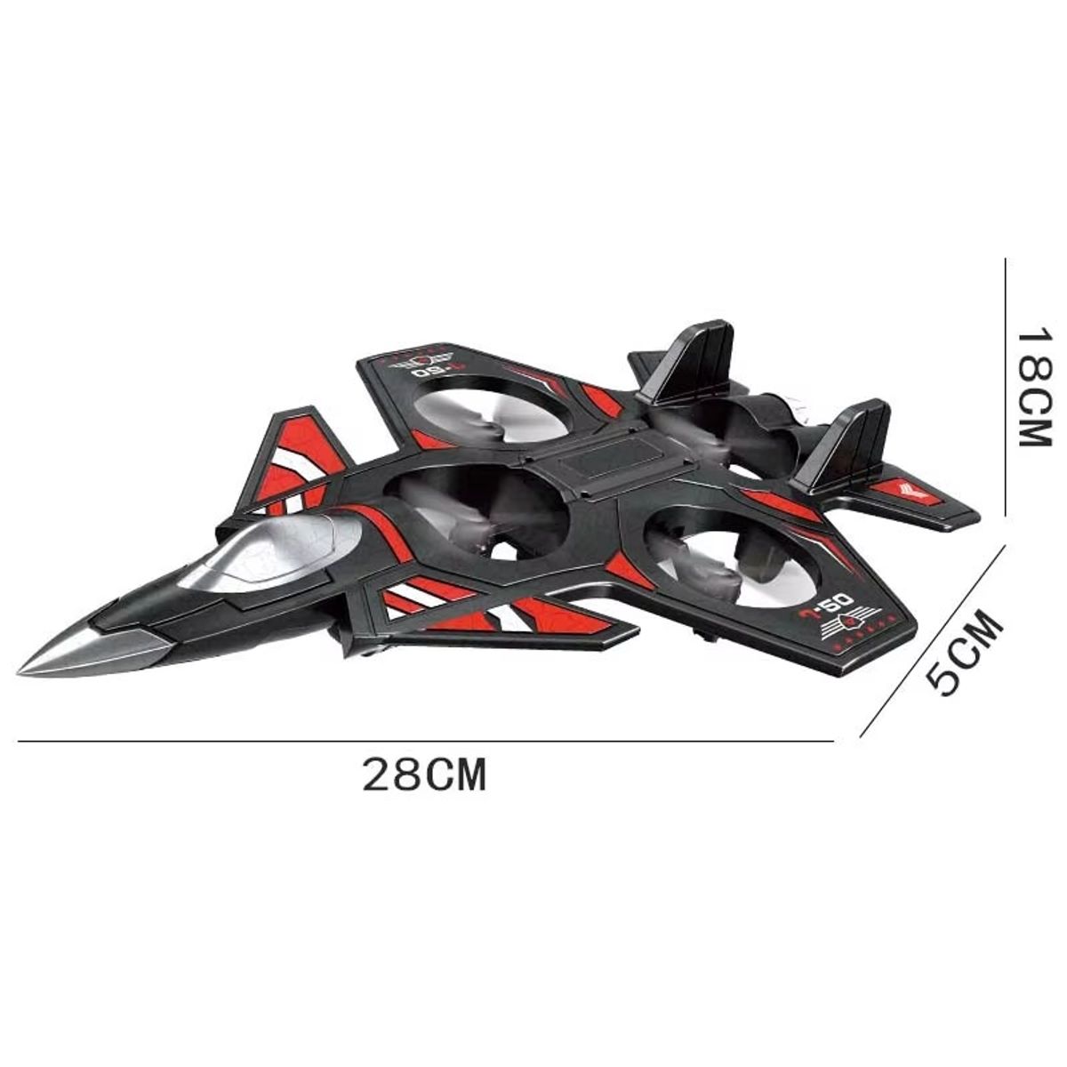 GENERICO - AVIÓN AIR CRAFT AEROJET CON LUCES PARA NIÑOS - CONTROL REMOTO