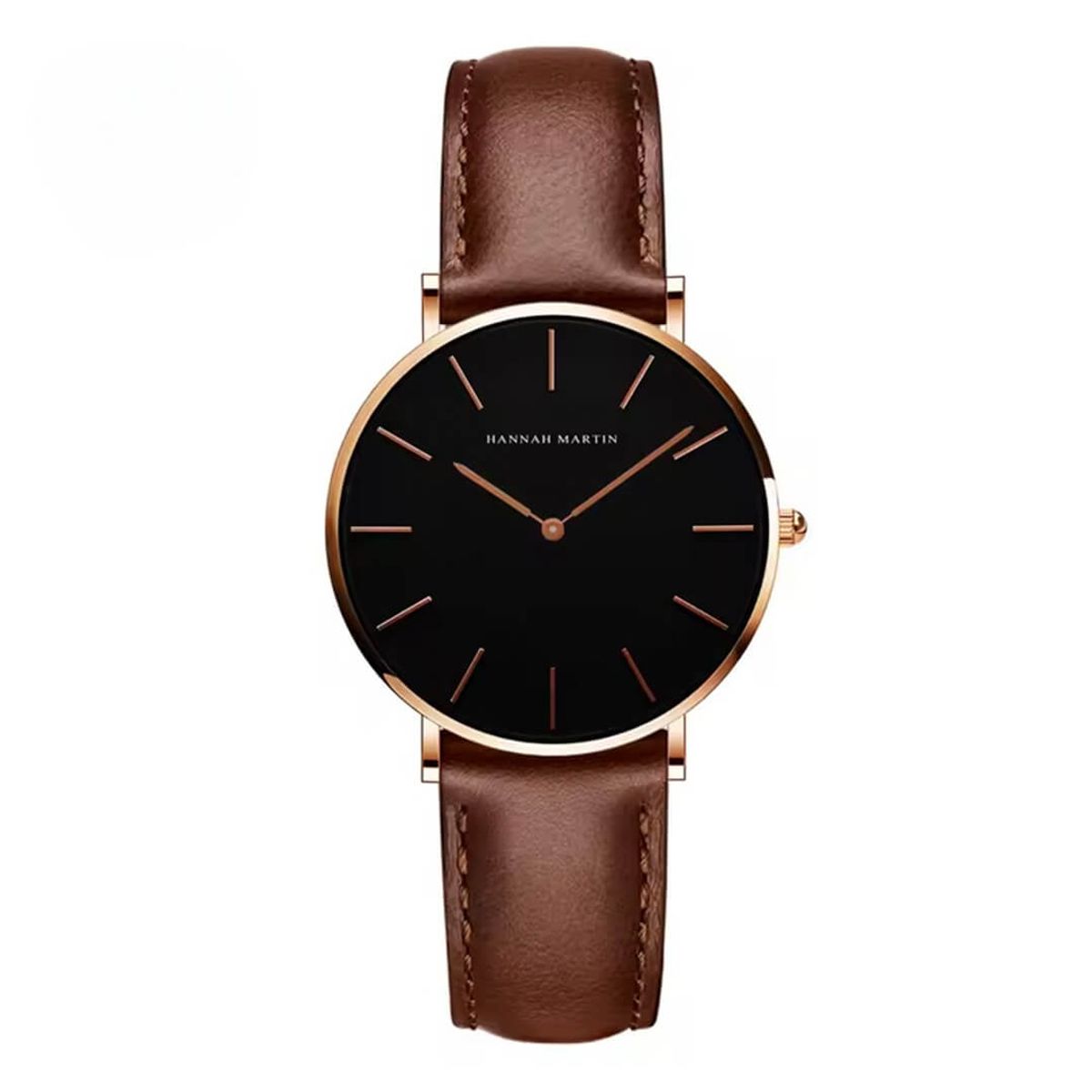 HANNAH MARTIN - Reloj Hannah Martin HAN-33 Hombre Cuero Marrón