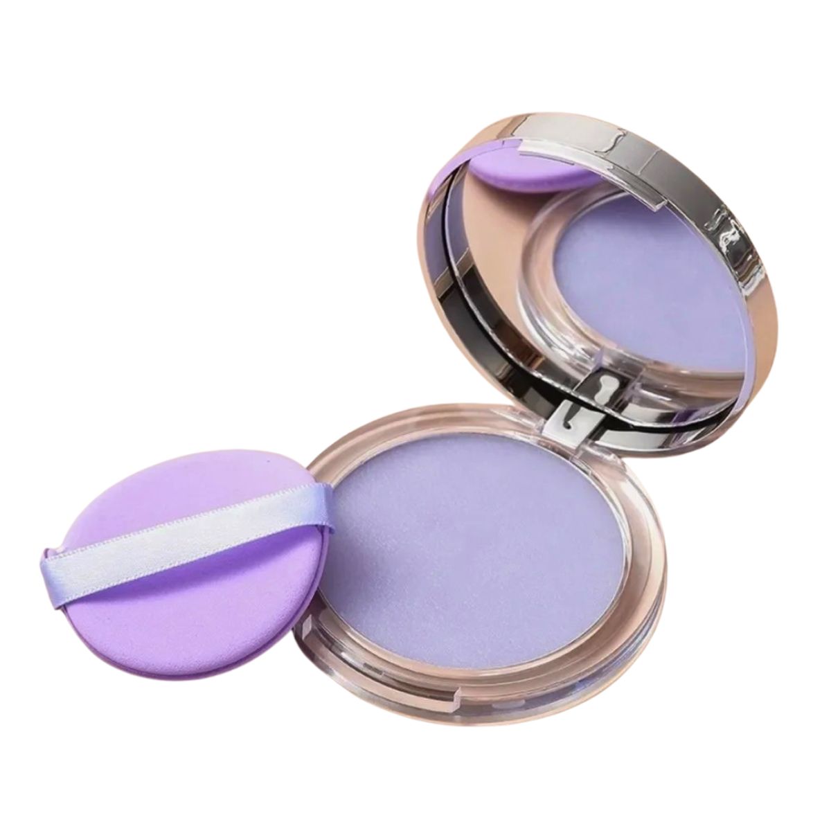 GENERICO - Candy Bella Morado Polvo Matificante Control Antibrillo Con Esponja